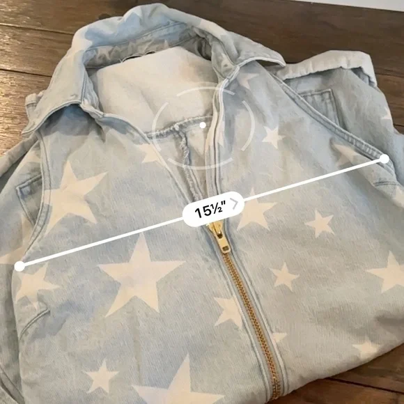 Show me your Mumu American flag denim romper size XL - Picture 5 of 6